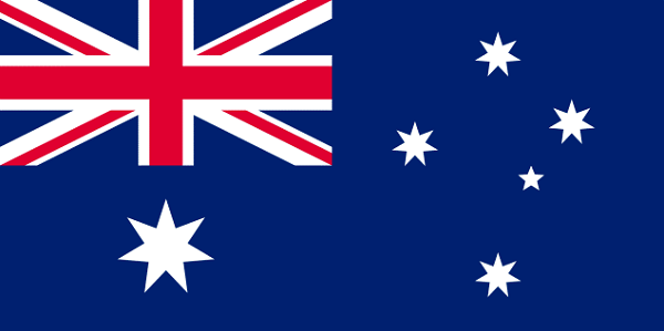 Picture of the Australian Flag horizontal