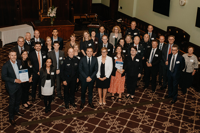 Picture of Premier Steven Marshall and the guests at the Premier's Excellence Awards 2019