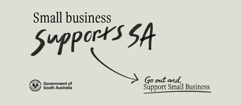 Facebook cover photo - Small business supports SA - Go out and support small business